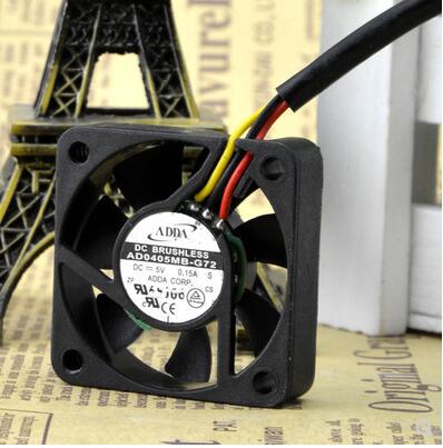 Original ADDA AD0405MB-G72 Cooling Fan 5V 0.15A 0.75W 3wires AD0405MB-G72 Fans